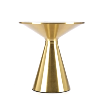 Konferenční stolek NAMUNUK, bílý mramor