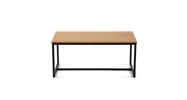 Konferenční stolek NEKAR, přírodní/kov