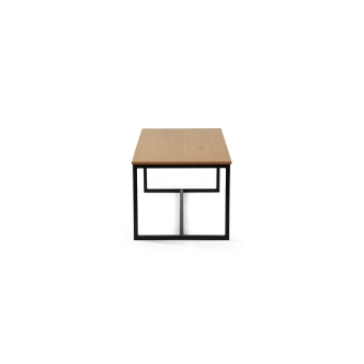 Konferenční stolek NEKAR, přírodní/kov