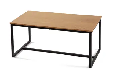 Konferenční stolek NEKAR, přírodní/kov