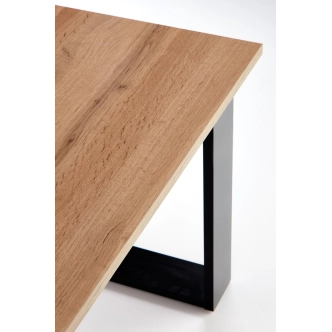 Konferenční stolek PALAK, dub wotan/černá