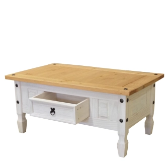 Konferenční stolek PIMBOW bílý vosk