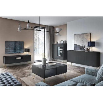 Konferenční stolek RAJKA, černá