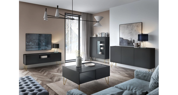 Konferenční stolek RAJKA, černá