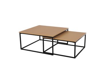 Konferenční stolek RISOP, buk/černá
