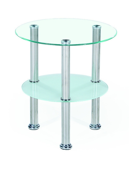 Konferenční stolek TUKANGBESI, kov/sklo
