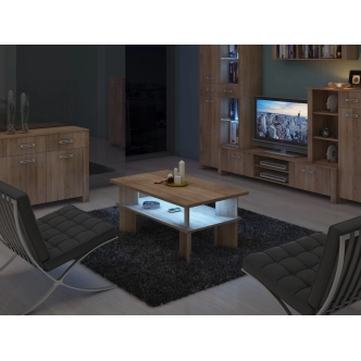 Konferenční stolek SENTANI II, dub sonoma, 5 let záruka