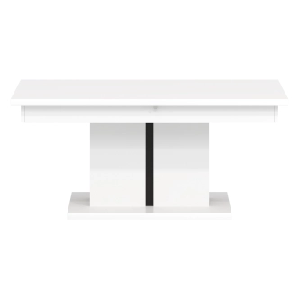 Konferenční stolek SIGOURNEY, bílá/černá