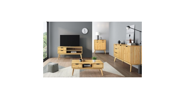 Konferenční stolek SIMIR, masiv borovice