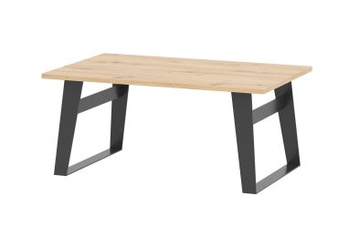 Konferenční stolek SOMONI, dub artisan/černá