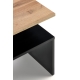 Konferenční stolek SYGMA, dub wotan/černá