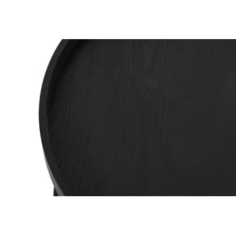 Konferenční stolek TERUM, černá/kov