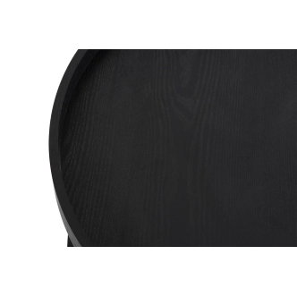 Konferenční stolek TERUM, černá/kov