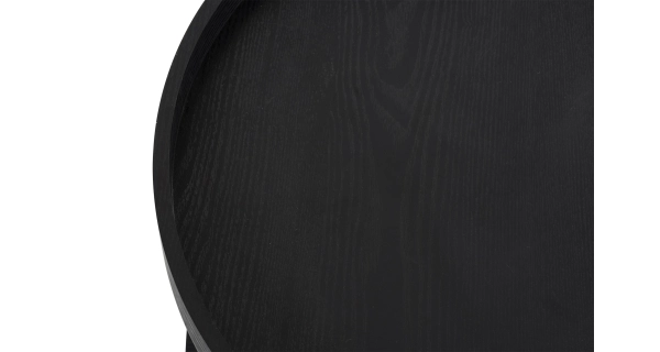 Konferenční stolek TERUM, černá/kov