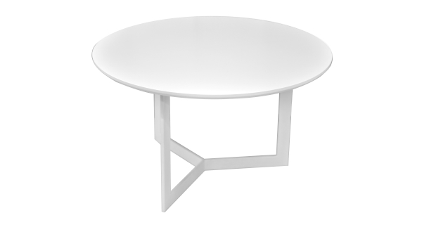 Konferenční stolek THURETI 50, bílá/bílá