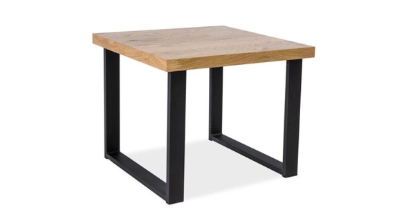 Konferenční stolek TINDEN C dub masiv/černá