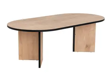 Konferenční stolek TORLON, dub safírový/černá