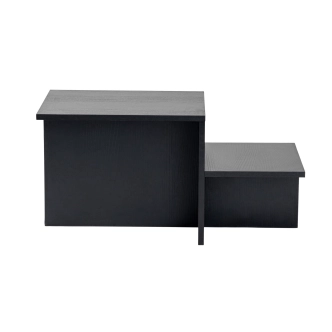 Konferenční stolek TORVON, černé dřevo