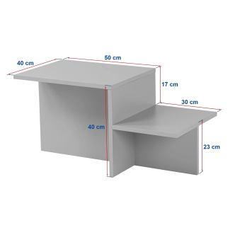 Konferenční stolek TORVON, mramor
