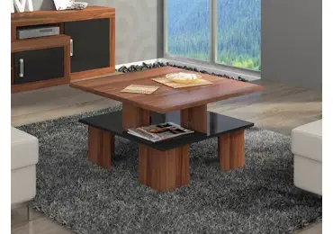 Konferenční stolek TRAFALGAR A, švestka wallis/černý lesk