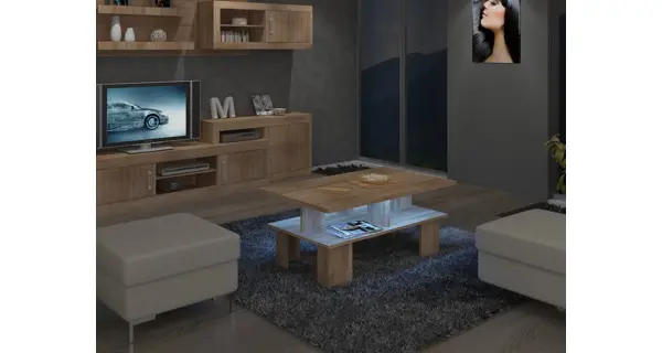 Konferenční stolek TRAFALGAR B, dub sonoma