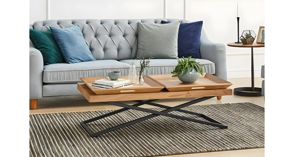 Konferenční stolek TRISAL, vlašský ořech