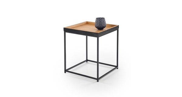 Konferenční stolek VANGIO, přírodní/černá