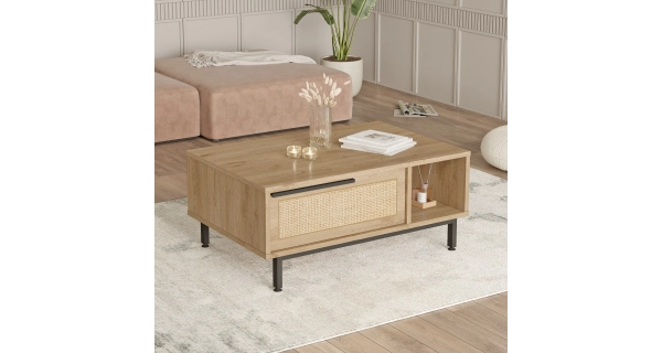 Konferenční stolek VELVON, vlašský ořech/dub