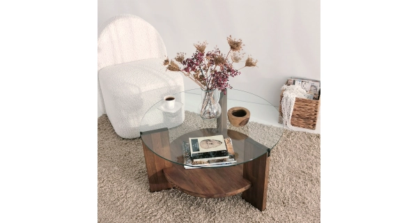 Konferenční stolek VENTRIS, vlašský ořech