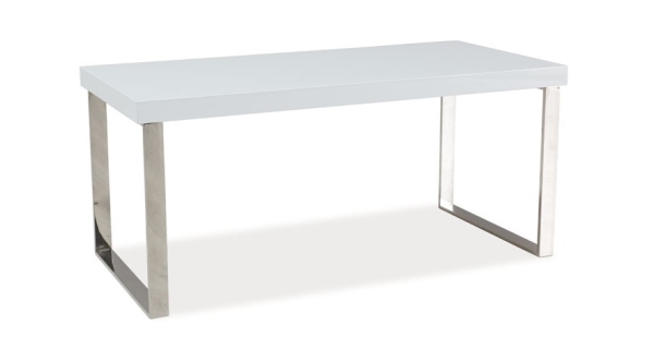 Konferenční stolek VOLANIA, bílá
