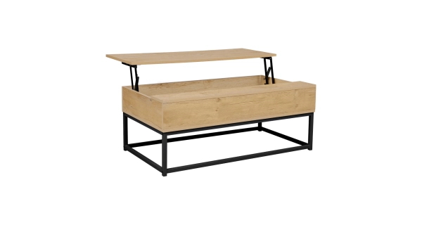 Konferenční stolek VORDAL, dub/černá