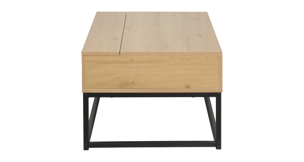 Konferenční stolek VORDAL, dub/černá