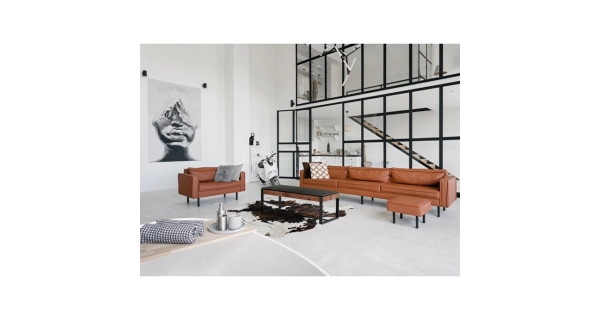 Konferenční stolek YORFIR, černý mramor