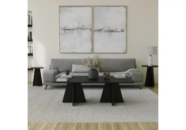 Konferenční stolek YORVER typ 1, černá