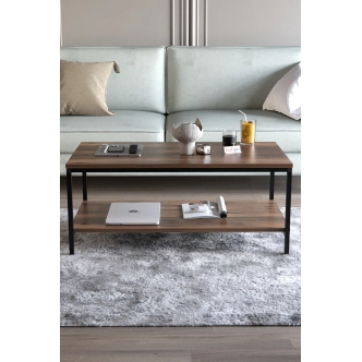 Konferenční stolek ZANRE, černá/lydia