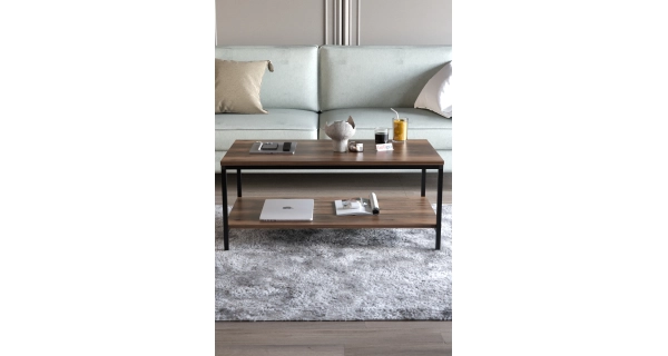 Konferenční stolek ZANRE, černá/lydia