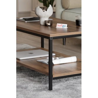 Konferenční stolek ZANRE, černá/lydia