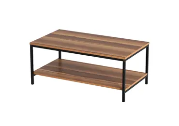 Konferenční stolek ZANRE, černá/ořech