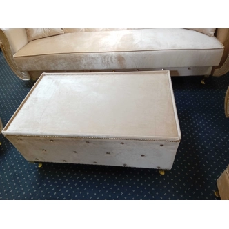 Konferenční stolek ZELULZAN II, zlatá látka