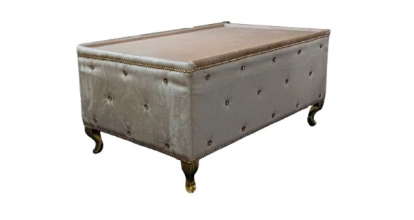 Konferenční stolek ZELULZAN II, zlatá látka