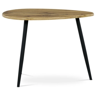 Konferenční stůl KREONE, dub divoký/černá