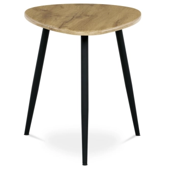 Konferenční stůl KREONE, dub divoký/černá