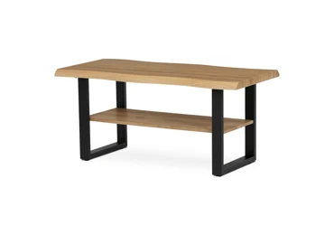 Konferenční stůl YORWELTOR, divoký dub, černý kov