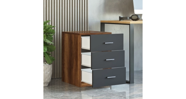 Kontejner HELGAR, vlašský ořech/antracit