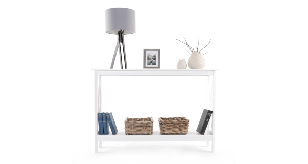 Konzolový stolek JENOVÉFA, bílá