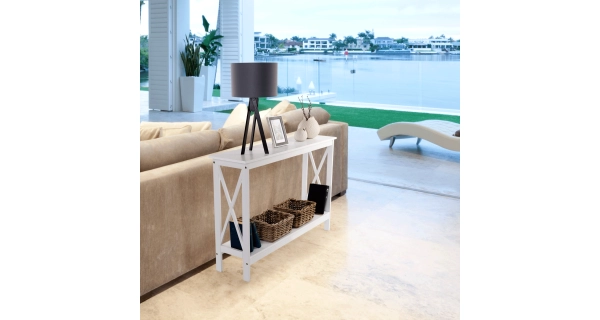 Konzolový stolek JENOVÉFA, bílá