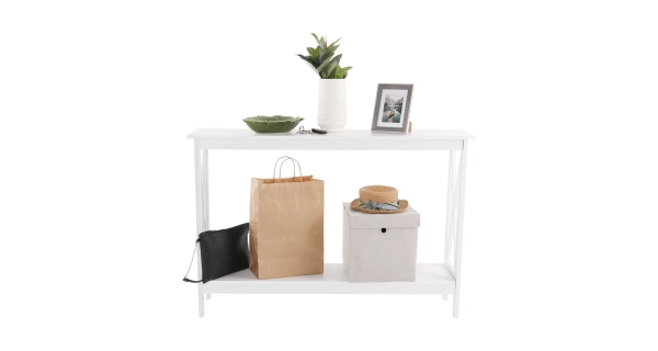 Konzolový stolek JENOVÉFA, bílá