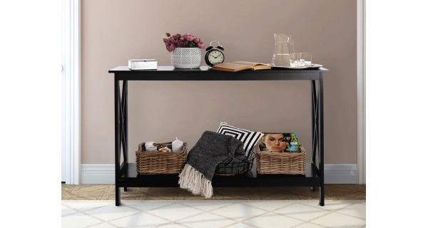Konzolový stolek JENOVÉFA, černá