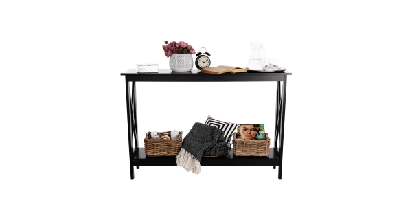 Konzolový stolek JENOVÉFA, černá