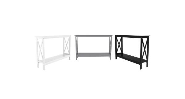 Konzolový stolek JENOVÉFA, světlešedá